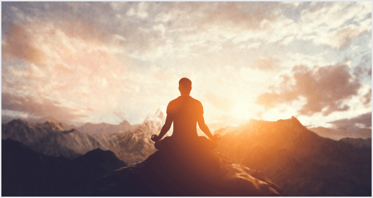 sunrise-meditating-landscape